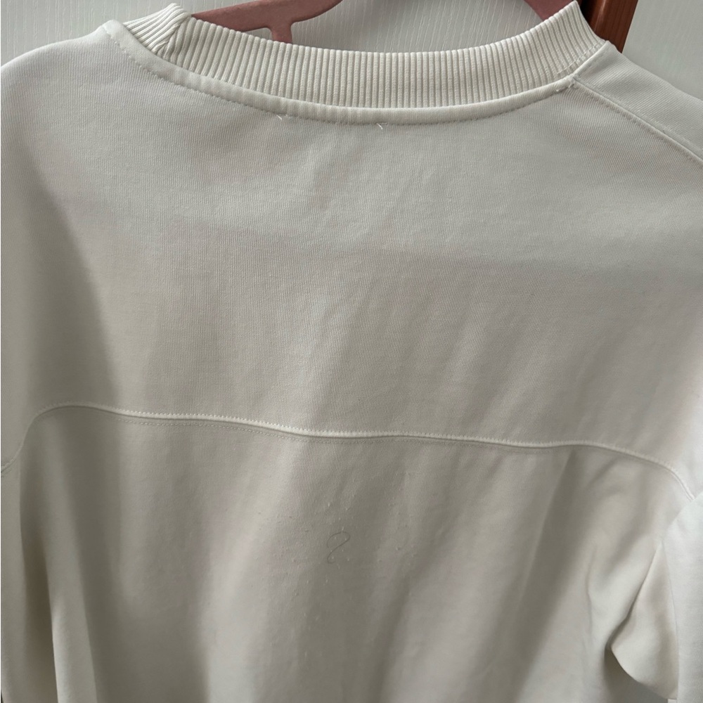 Zara Off-White Ribbed Top - Picture 3 of 3